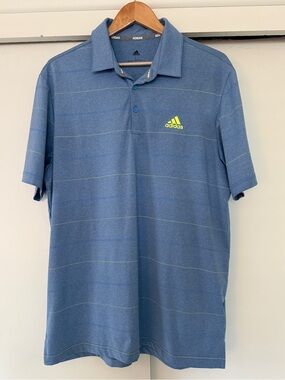 MEN’S ADIDAS PERFORMANCE GOLF POLO SIZE LARGE